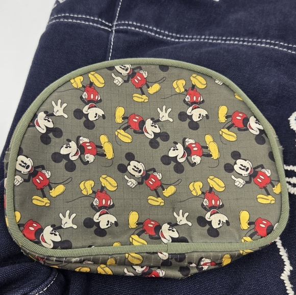 DISNEY PARKS WDW NAVY BLUE CANVAS TOTE BAG MICKEY MOUSE & PARIS BAG LOT 3 TRAVEL - Picture 4 of 16